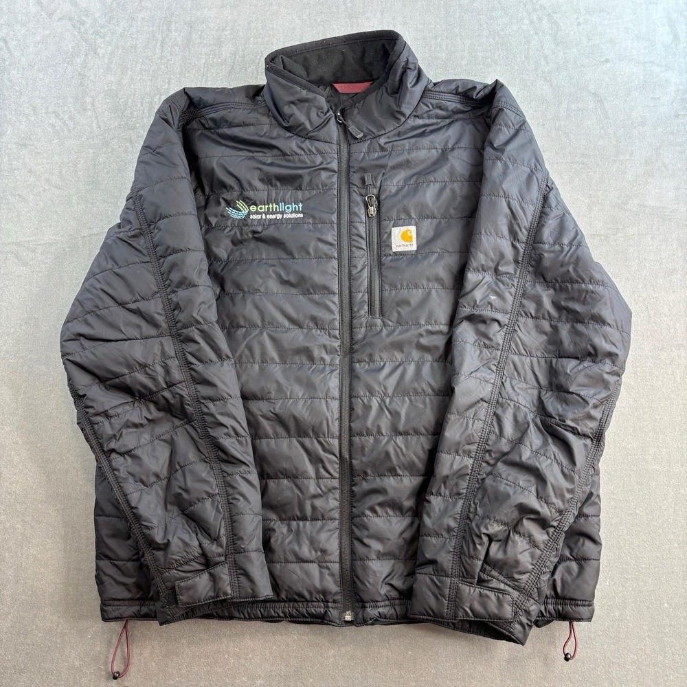 Carhartt Gilliam Jacket Mens XL Black Puffer Lightweight 102208‎